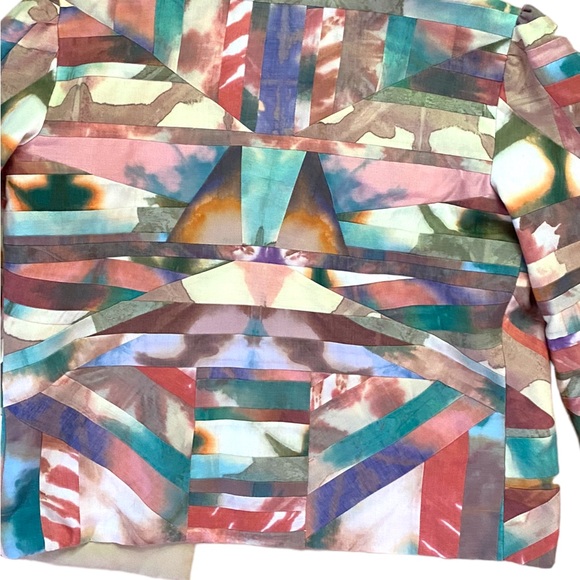 vintage handmade & dyed patchwork jacket - Picture 7 of 9